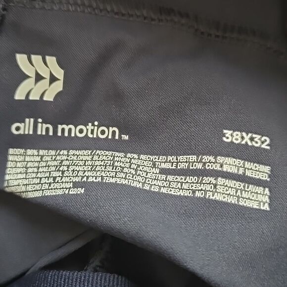 all in motion mens commuter pants navy blue color size 38 x 32 New UPF + 50 - Picture 11 of 16